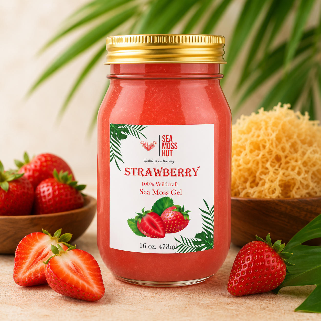 STRAWBERRY SEA MOSS GEL