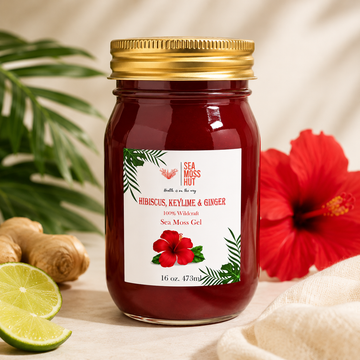 Hibiscus, Key Lime Ginger & Echinacea Sea Moss Gel