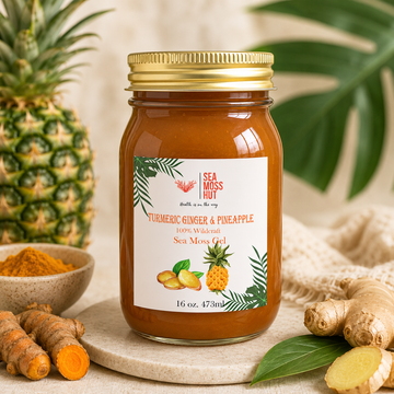 Turmeric Ginger & Pineapple Sea Moss Gel
