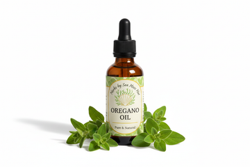 Oregano Oil with my logo Herbs by Sea Moss Hut