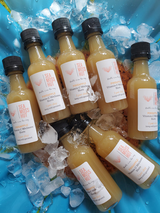 Pineapple Ginger Burdock Root Wellness Shots