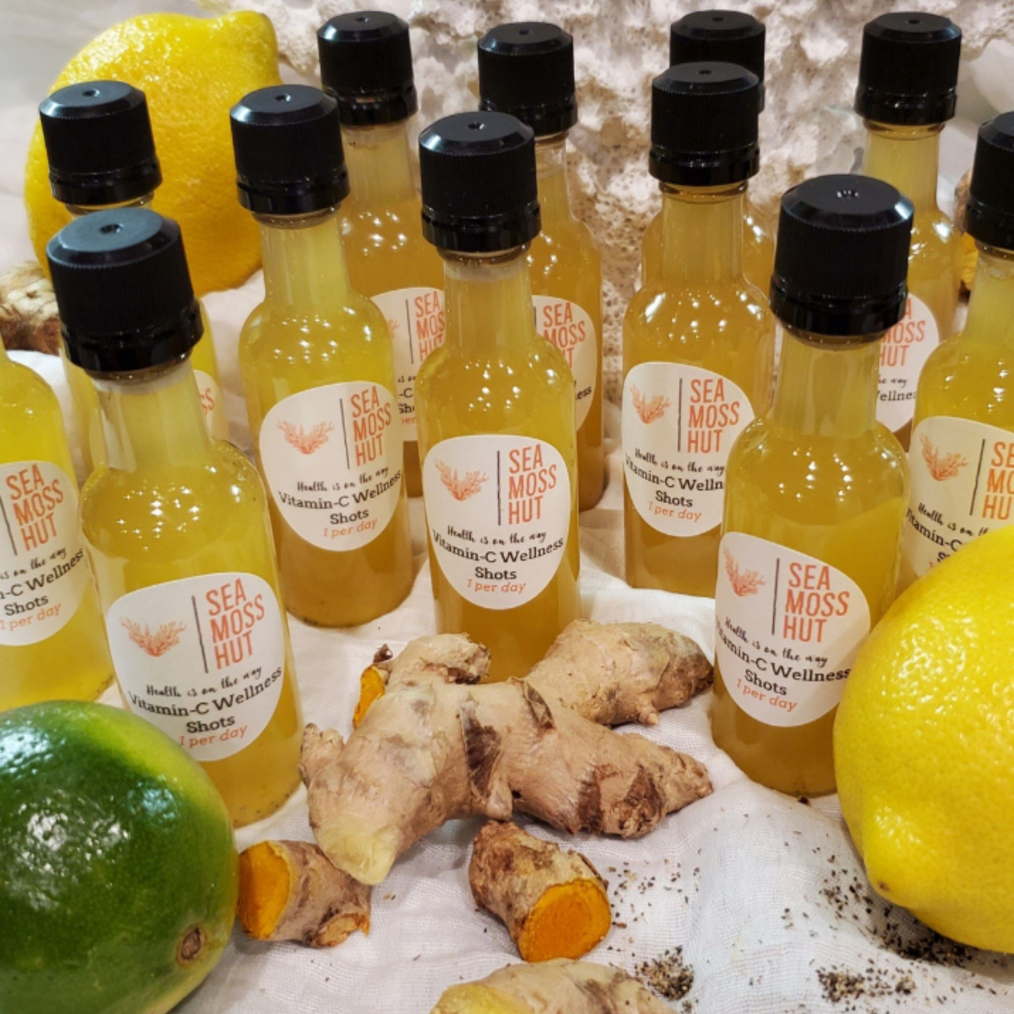 TUMERIC & GINGER Vitamin-C Wellness Shots